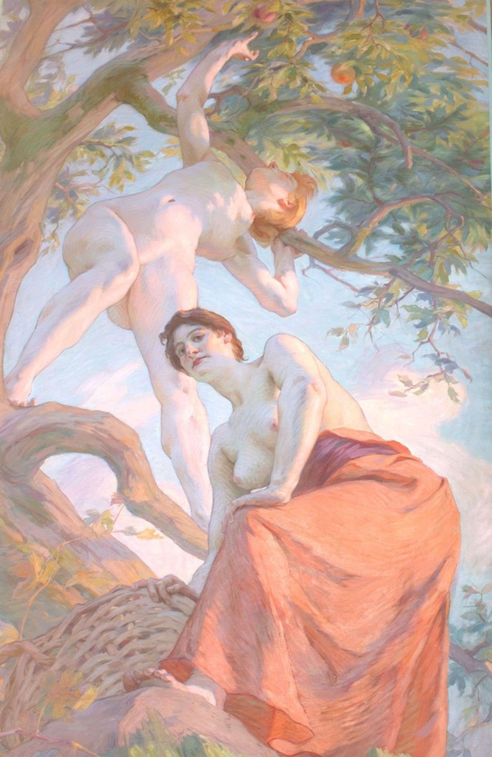 Victor Prouvé, Plafond Les Fruits, 1893