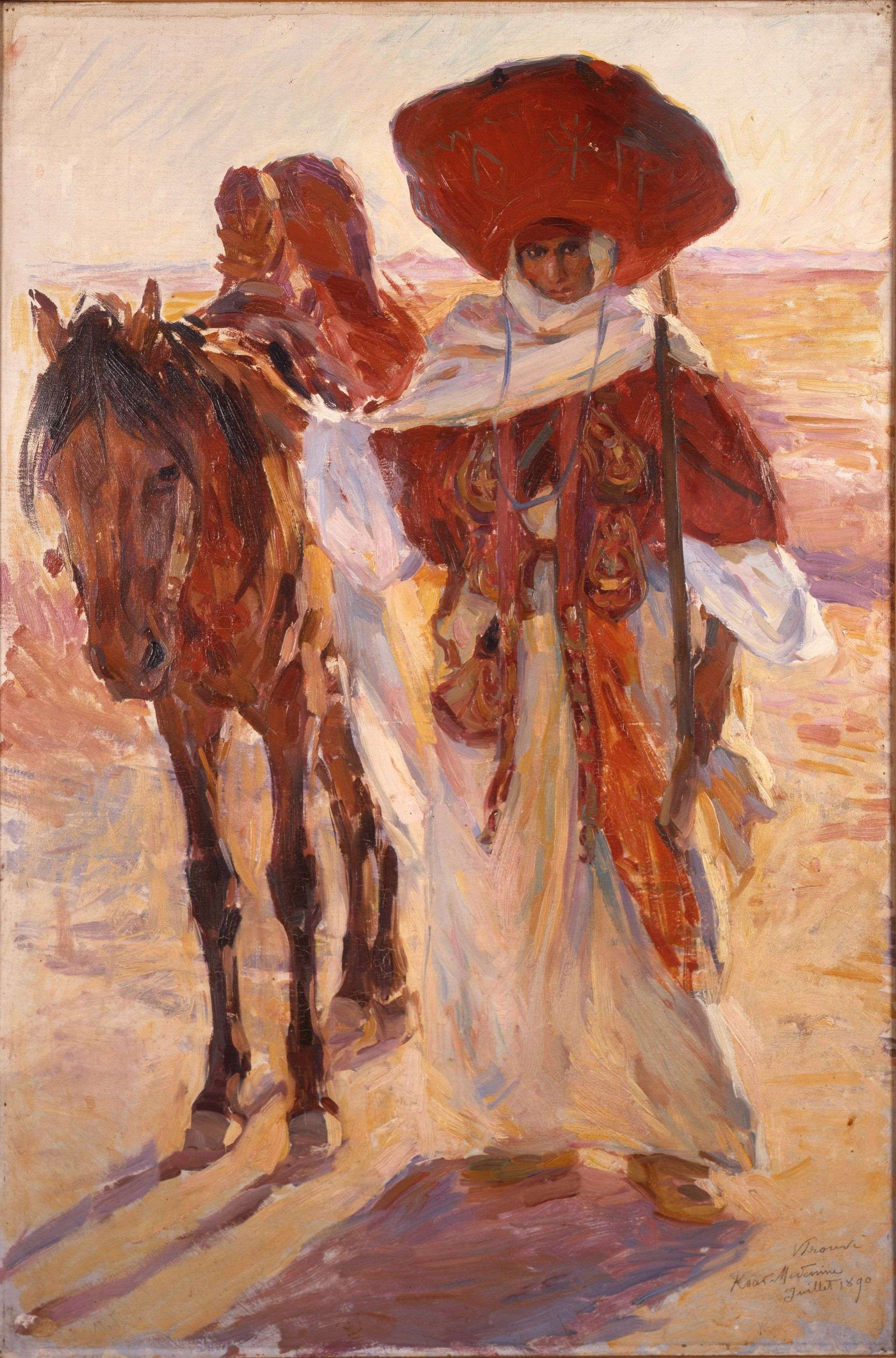 Victor Prouvé, Le Cavalier arabe, 1890