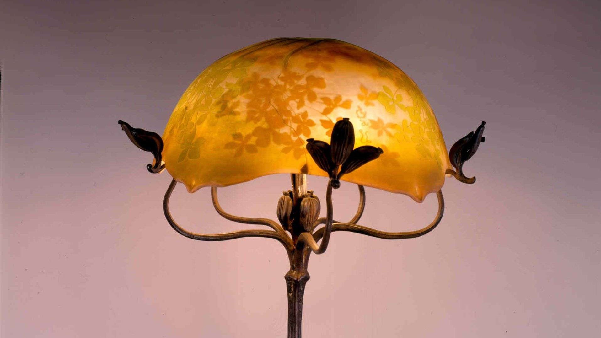 Émile Gallé, lampe Ombelles, 1902