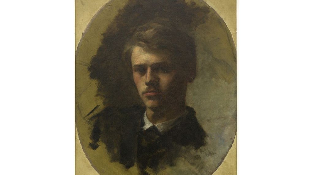 Émile Friant, Autoportrait, vers 1877 